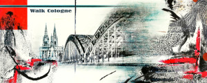 Foto auf Teppich - Köln Collage Skyline oder mit Eigenem Foto