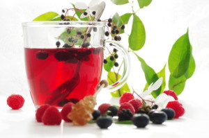 Wunschmotiv als Teppich - Frische Beeren Früchtetee oder mit Eigene...