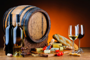 Wunschmotiv auf Teppich - Wein Und Käse oder mit Eigenem Foto