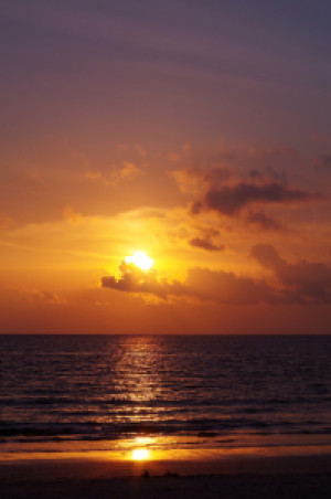 Bild auf Teppich - Abendhimmel oder mit Eigenem Foto