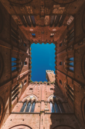 Teppich - Toskana - Siena Palazzo Publico oder mit Eigenem Foto