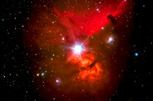Wunschbild auf Teppich - Pferdekopfnebel-Region - B 33 - Horsehead ...