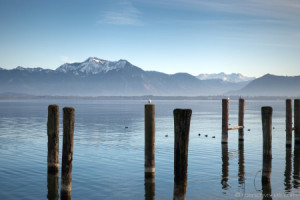 Wunschbild auf Teppich - Chiemsee oder mit Eigenem Foto