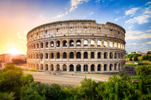 Foto Teppich - Das Kolosseum In Rom Italien oder mit Eigenem Foto