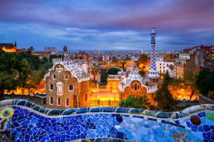 Teppich - Park Guell In Barcelona oder mit Eigenem Foto