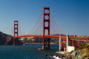 Bild auf Teppich - Golden Gate Bridge oder mit Eigenem Foto