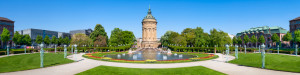 Wunschbild als Teppich - Mannheim Wasserturm Panorama oder mit Eige...