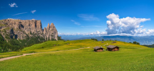 Motiv als Teppich - Seiser Alm Südtirol Im Frühling oder mit Eigene...