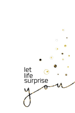 Wunschmotiv Teppich - Textkunst Let Life Surprise You oder mit Eige...
