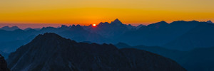 Wunschbild als Teppich - Sonnenaufgang Allgäuer Alpen oder mit Eige...