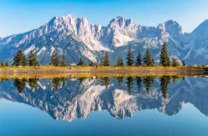 Motiv als Teppich - Wilder Kaiser Tirol oder mit Eigenem Foto
