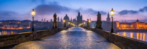 Motiv Teppich - Panorama Der Karlsbrücke In Prag oder mit Eigenem F...