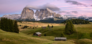 Bilder Teppich - Sonnenuntergang Auf Der Seiser Alm Südtirol oder m...