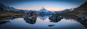 Wunschmotiv als Teppich - Stellisee Und Matterhorn In Den Schweizer...