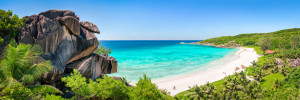 Wunschmotiv Teppich - Grand Anse Auf Den Seychellen oder mit Eigene...