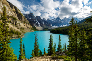 Foto Teppich - Lake Moraine oder mit Eigenem Foto