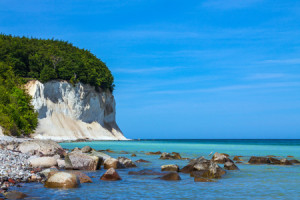Motiv auf Teppich - Kreidefelsen An Der Ostseeküste Auf Rügen oder ...