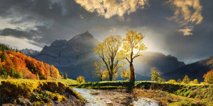Wunschbild Teppich - Karwendel Ligth oder mit Eigenem Foto