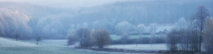 Wunschbild als Teppich - Panorama Landschaft Im November oder mit E...