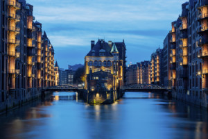 Fotos Teppich - Wasserschloss Hamburg oder mit Eigenem Foto