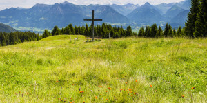 Teppich - Gipfelkreuz Auf Dem Gaisberg oder mit Eigenem Foto