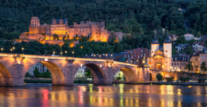 Wunschmotiv als Teppich - Heidelberger Schloss Und Alte Brücke oder...