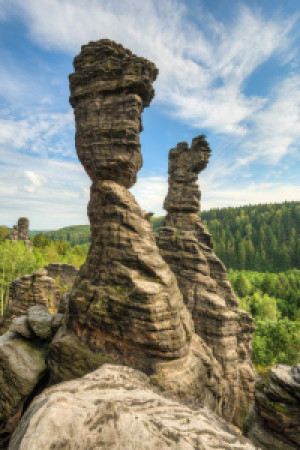 Bilder Teppich - Herkulessäulen In Der Sächsischen Schweiz oder mit...
