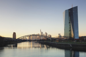 Bilder Teppich - Europäischen Zentralbank In Frankfurt Bei Sonnenun...