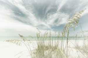 Motiv als Teppich - Himmlische Stille Am Strand - Vintage oder mit ...