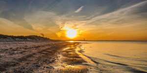 Fotos Teppich - Kieler Bucht Im Sonnenuntergang oder mit Eigenem Foto