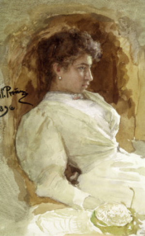 Fotos Teppich - Ilja Repin Bildnis Vera Repina 1896 oder mit Eigene...