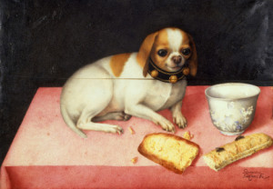 Wunschbild als Teppich - G Garzoni Little Dog W Scraps Of Bread ode...