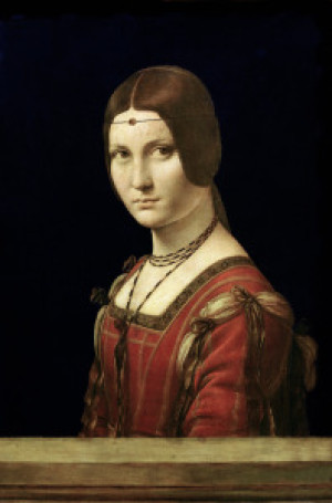 Wunschmotiv auf Teppich - Portraitofaladyfromthecourtofmilanc1490-9...