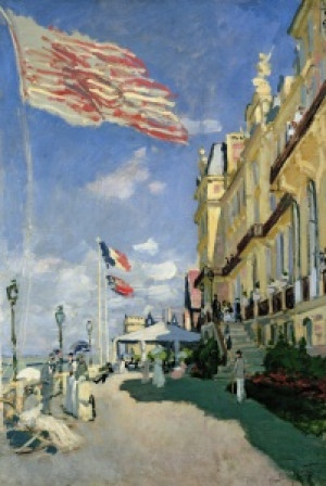 Motiv auf Teppich - The Hotel Des Roches Noires At Trouville 1870 o...