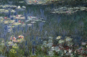 Wunschmotiv Teppich - Waterlilies Green Reflections 1914-18 oder mi...