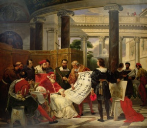 Wunschbild auf Teppich - Popejuliusiiorderingbramantemichelangeloan...