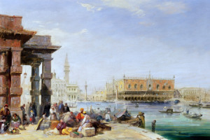 Bilder Teppich - Thedogespalacefromsantamariadellasalute19Thcentury...