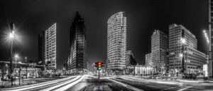 Wunschmotiv Tischdecke - Berlin Potsdamer Platz Panorama Colourkey ...