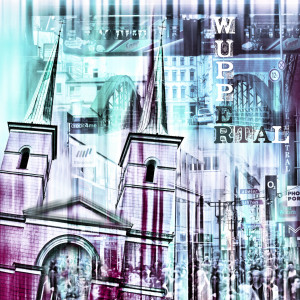 Bild Tischdecke - Wuppertal Skyline Collage oder mit Eigenem Foto
