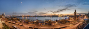 Bilder Tischdecke - Hamburg Hafenpanorama oder mit Eigenem Foto