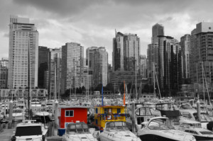 Wunschbild Tischdecke - Hafen Von Vancouver oder mit Eigenem Foto