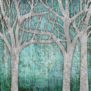Motiv auf Tischdecke - Silver Bark oder mit Eigenem Foto