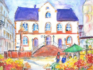 Foto auf Tischdecke - Wiesbaden Altes Rathaus 2 oder mit Eigenem Foto