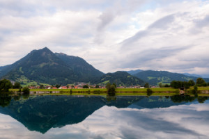 Motiv auf Tischdecke - Der Grünten - Wächter Des Oberallgäu oder mi...