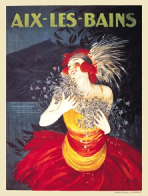 Foto auf Tischdecke - Aix-Les-Bains By Leonetto Cappiello - 1921 od...