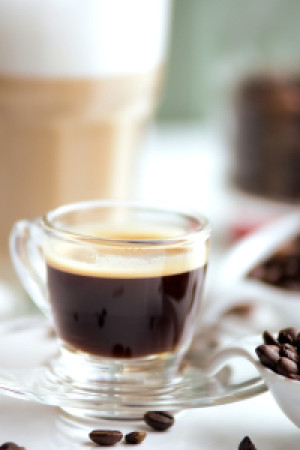 Motiv als Tischdecke - Frischer Espresso oder mit Eigenem Foto