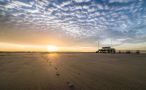 Wunschmotiv auf Tischdecke - St Peter Ording oder mit Eigenem Foto