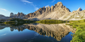 Bild Tischdecke - Südtirol - Paternkofel Im Morgenlicht oder mit Ei...