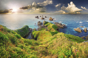 Wunschbild Tischdecke - Nugget Point Neuseeland oder mit Eigenem Foto
