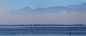 Bild auf Tischdecke - Bodensee Panorama oder mit Eigenem Foto